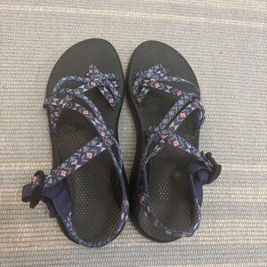 Chaco Womens ZX/2 Classic Southwest Wink Blue Sandals Size 11